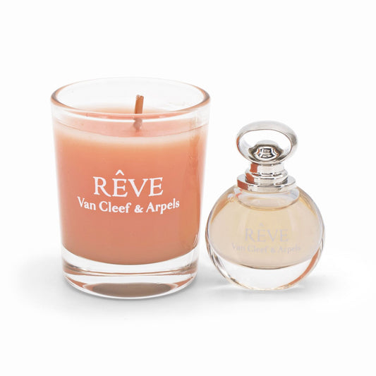 Van Cleef & Arpels Reve Mini Eau De Parfum & Candle Set - Imperfect Box