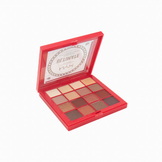 NYX Limited Edition Red Ultimate Shadow Palette 10g - Imperfect Container - This is Beauty UK