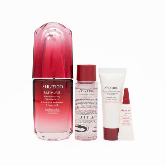 Shiseido Skin Defence Programme 4Pcs Set with Ultimune 50ml - Imperfect Box