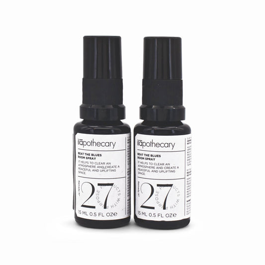 2 x ilapothecary No. 27 Beat the Blues Room Spray 15ml - Imperfect Container