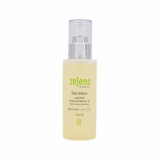 Zelens Body Defence Sunscreen SPF 30 125ml - Imperfect Box - This is Beauty UK