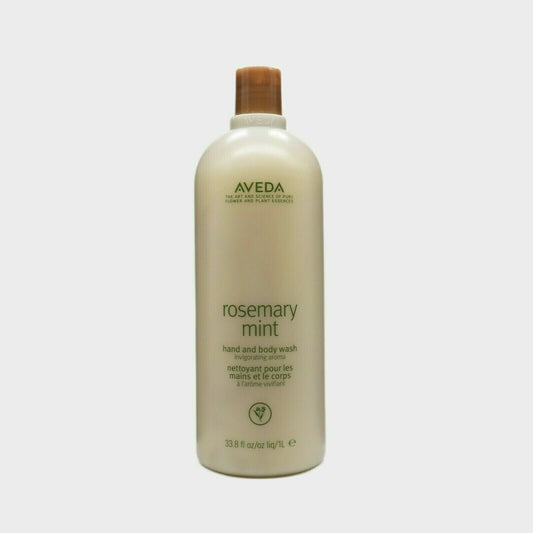 Aveda Rosemary Mint Hand and Body Wash 1000ml - Small Amount Missing - This is Beauty UK