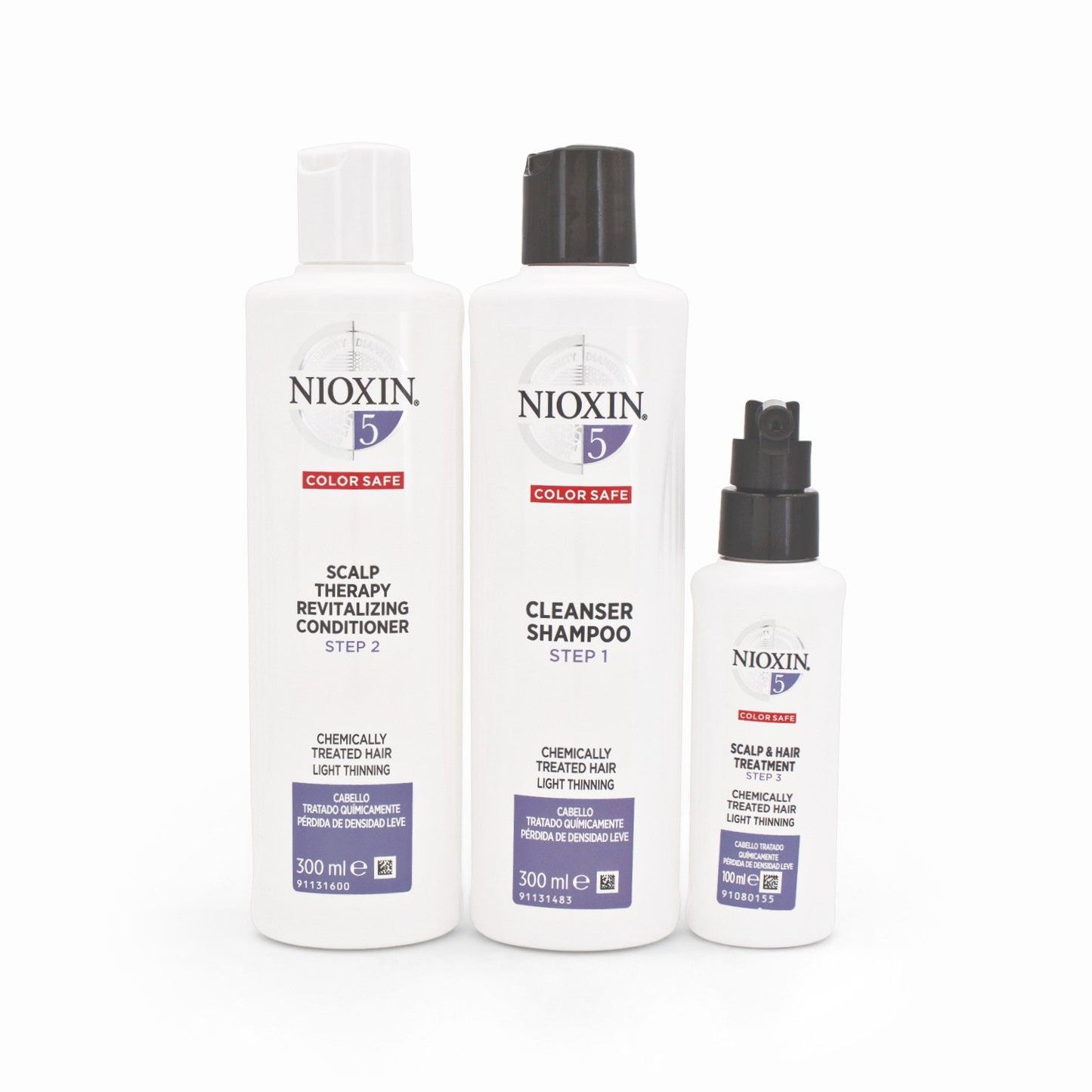 NIOXIN System 5 Chemically Treated Haircare 3 Part Set - Imperfect Box
