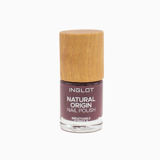 Inglot Natural Origin Nail Polish 8ml 008 Power Plum - Imperfect Box - This is Beauty UK