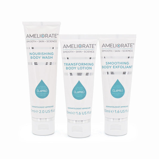 AMELIORATE 3 Steps To Smooth Skin Kit - Imperfect Box - This is Beauty UK