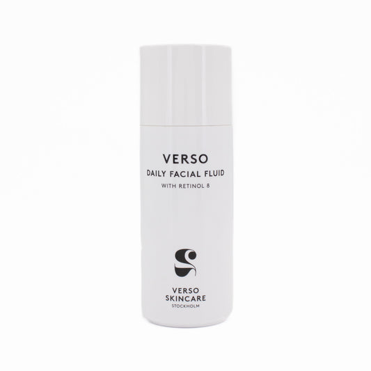 Verso Daily Facial Fluid With Retinol 8 50ml - Imperfect Box - This is Beauty UK