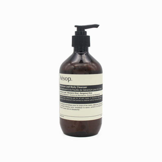 Aesop Geranium Leaf Body Cleanser Gel 500ml - Imperfect Container - This is Beauty UK