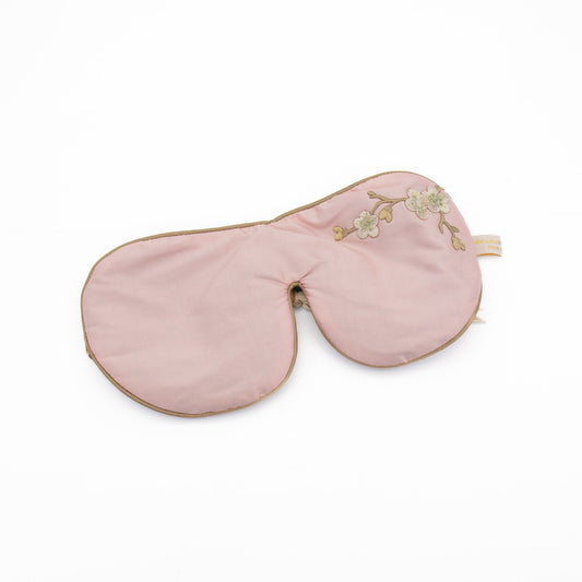 Holistic Silk Lavender Eye Mask Rose Blossom - Imperfect Box - This is Beauty UK