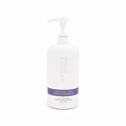 Philip Kingsley Pure Blonde Brightening Conditioner 1000ml - Imperfect Container - This is Beauty UK