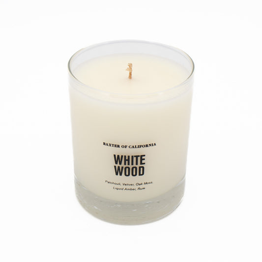 Baxter of California White Wood Scented Candle 168g - Imperfect Box - This is Beauty UK