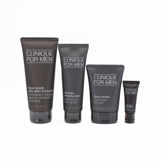 Clinique For Men Essentials Refreshed Skin For Him 4 Piece Set - Imperfect Box