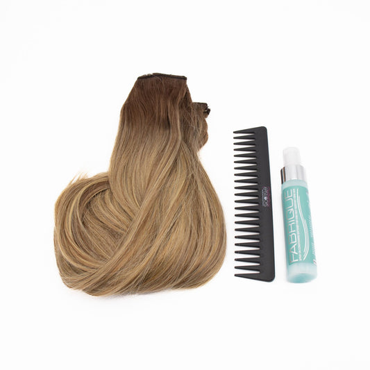 Olivia X Easilocks Straight Collection Hair Extensions Biscuit Balayage - Imperfect Box