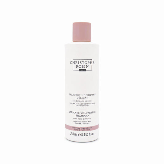 Christophe Robin Delicate Volumising Shampoo With Rose 250ml - Imperfect Container