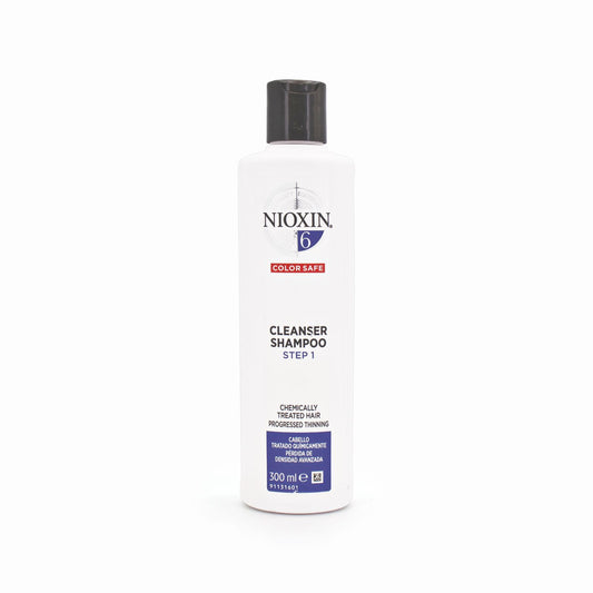 NIOXIN 6 Color Safe Cleanser Shampoo Step 1 300ml - Imperfect Container