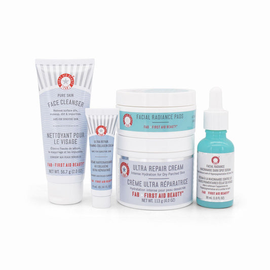 First Aid Beauty Clean, Smooth and Groovy 5 Piece Kit - Imperfect Box