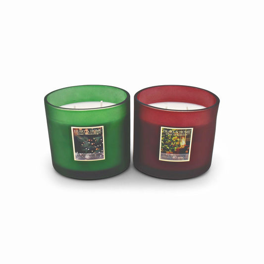 Heart & Home Home Fragrance Twin Wick Duo Candle Set - Imperfect Box