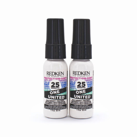2 x Redken One United Multi-Benefit Treatment 30ml - Imperfect Container