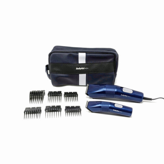 BaBylissMEN The Blue Edition Hair Clipper Set - Imperfect Box - This is Beauty UK