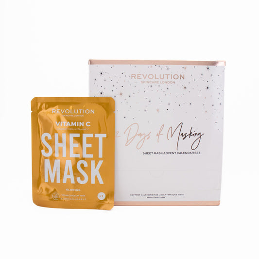Revolution Skincare 12 Days of Masking: Sheet Mask Advent Calendar Set - Imperfect Box