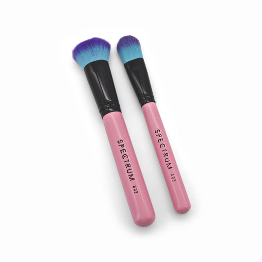 Spectrum Millennial Pink B02 & A03 Foundation Makeup Brush Duo - Imperfect Box
