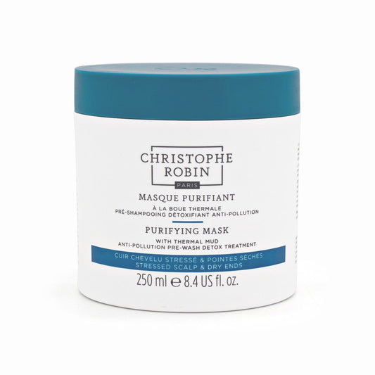 Christophe Robin Purifying Mask with Thermal Mud 250ml - Imperfect Container