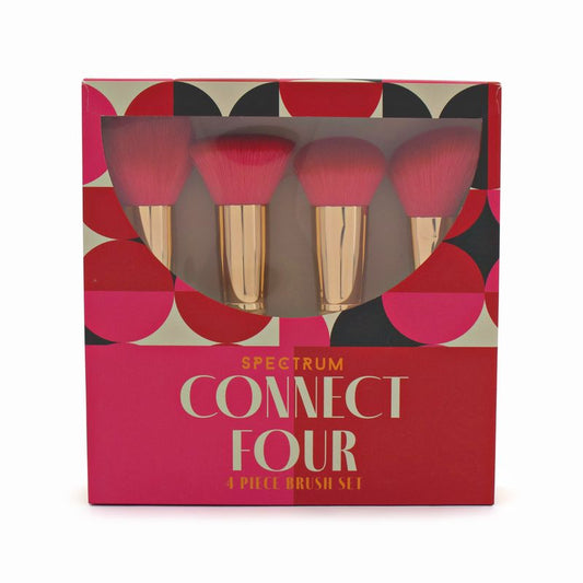 Spectrum Connect Four 4 Piece Makeup Brush Set - Imperfect Box