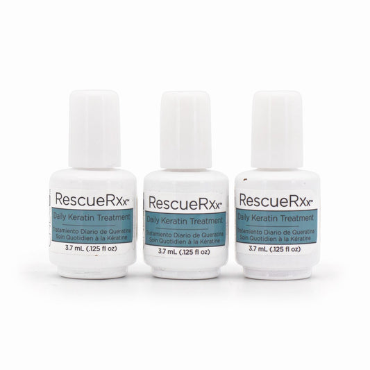 3x CND RescueRXx Daily Keratin Nail Treatment 3.7ml - Imperfect Container