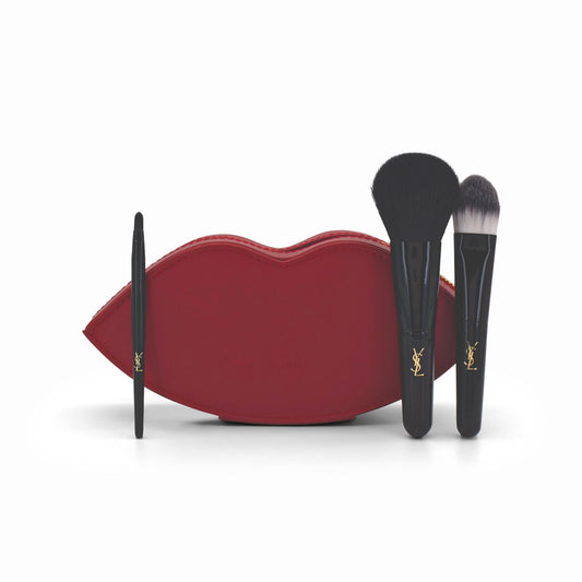 Yves Saint Laurent Beaute Red Lips 3 Piece Brush Kit - Imperfect Box