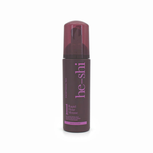 He-Shi Rapid 1 Hour Mousse Self Tan 150ml - Imperfect Box