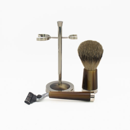 Gentlemen's Tonic Savile Row Shaving Set Horn - Missing Box