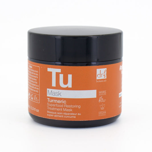 Dr Botanicals Turmeric Superfood Restoring Treatment Mask 60ml - Imperfect Box - This is Beauty UK