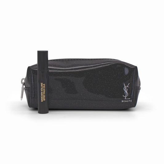 Yves Saint Laurent Mini Volume Mascara 2ml & Black Cosmetics Bag - Missing Box