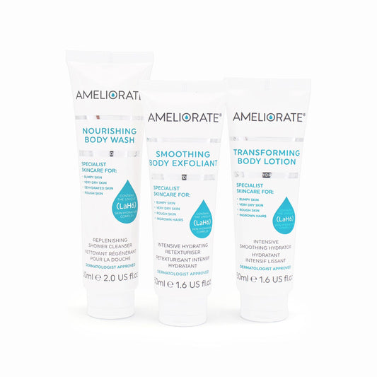 AMELIORATE 3 Steps To Smooth Skin Set 2 x 50ml 1 x 60ml - Imperfect Box