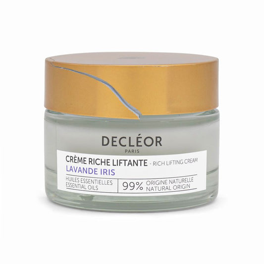Decleor Lavender Iris Rich Lifting Cream 50ml - Imperfect Box & Damaged Lid