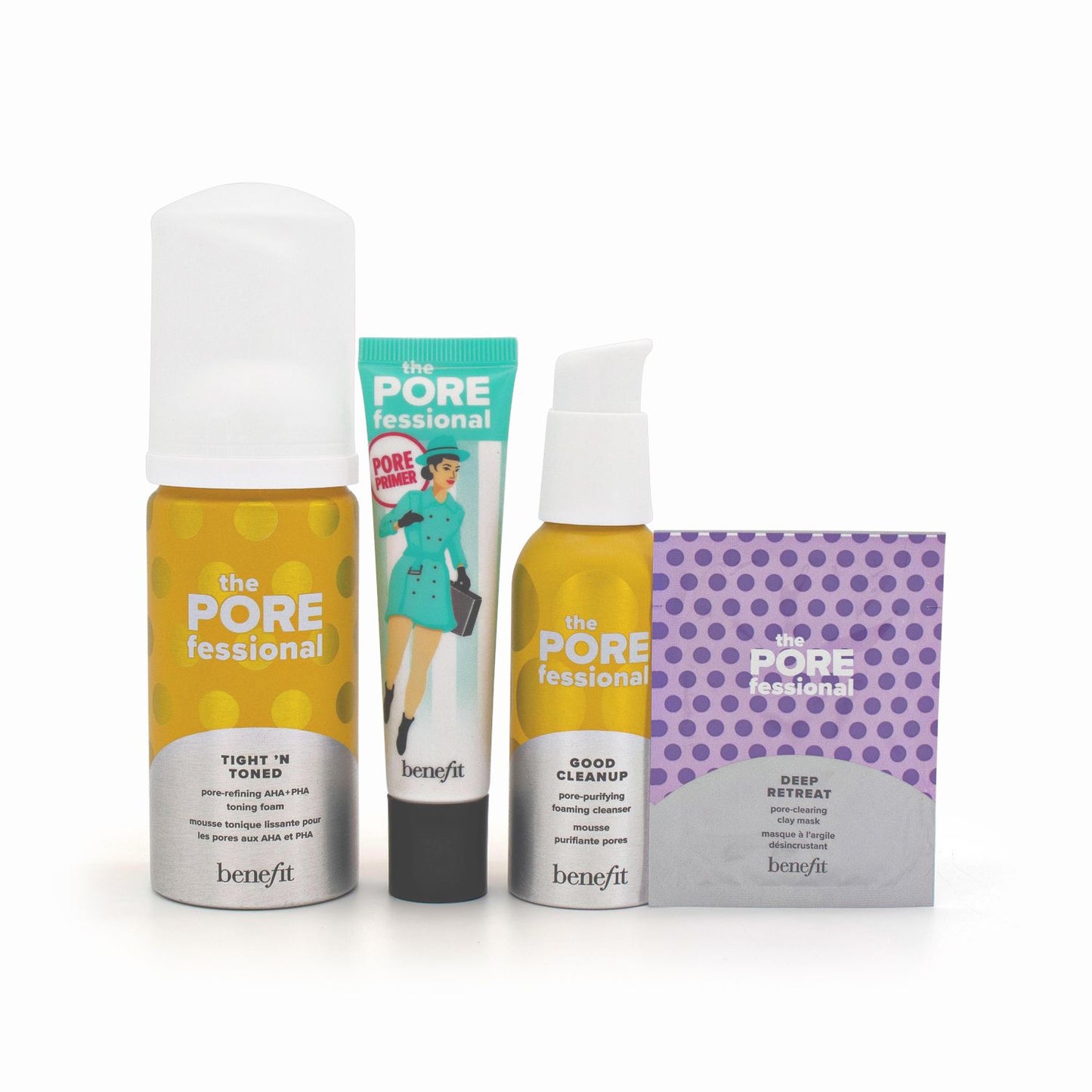 Benefit Holiday Pore Score Pore Care 4 Piece Gift Set - Imperfect Box