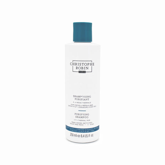 Christophe Robin Purifying Shampoo with Thermal Mud 250ml - Imperfect Container