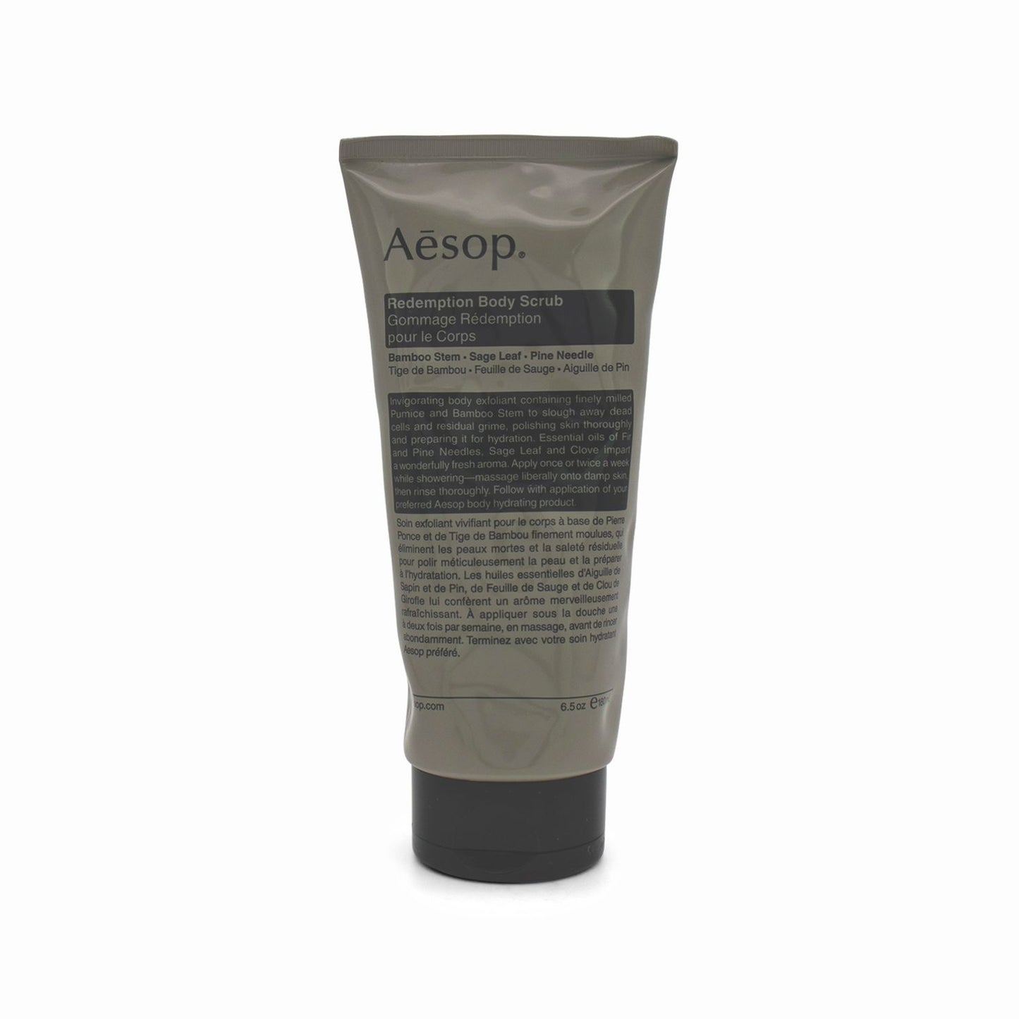 Aesop Redemption Body Scrub 180ml - Imperfect Container