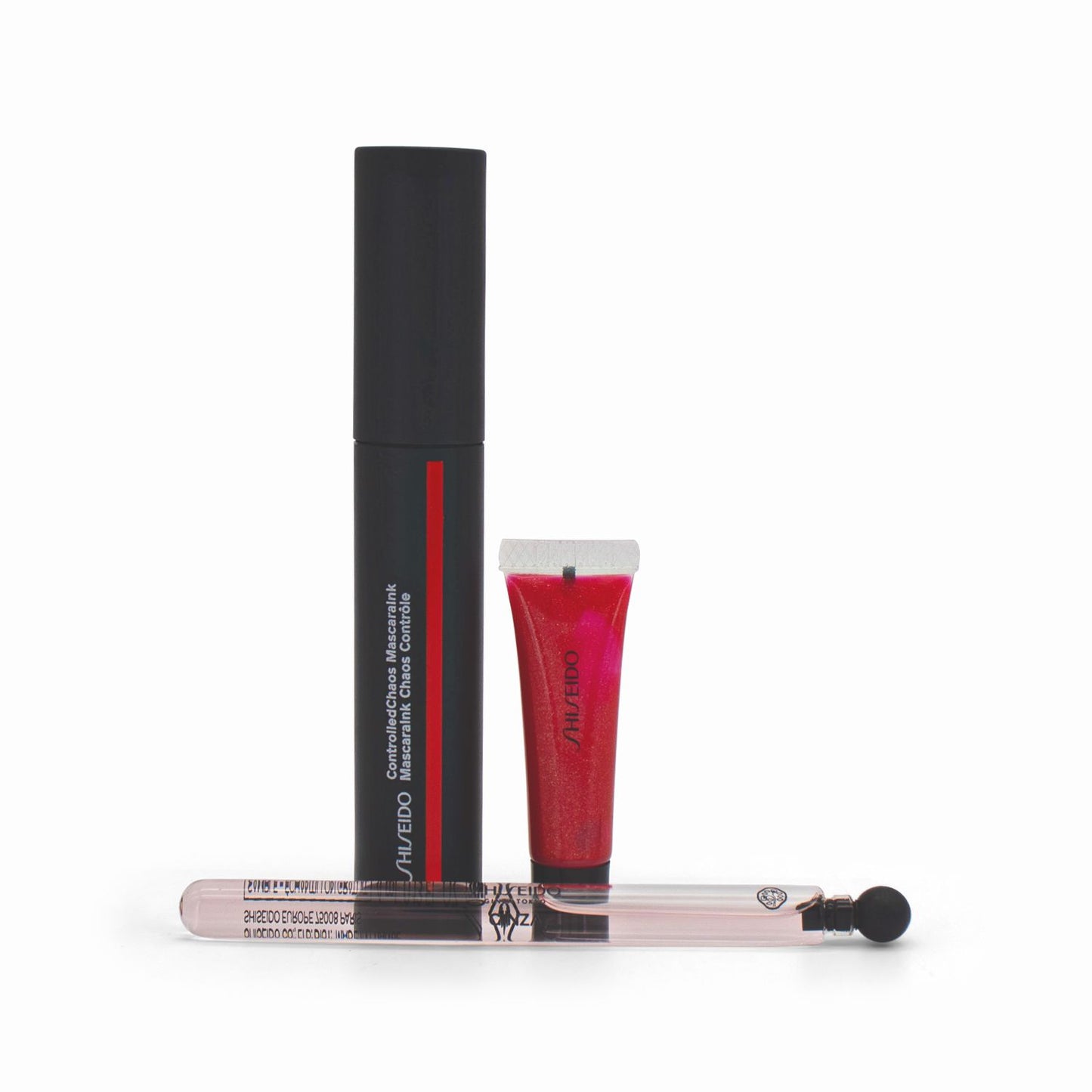 Shiseido Controlled Chaos Mascaraink With Perfume & Gloss Gift Set - Imperfect Box