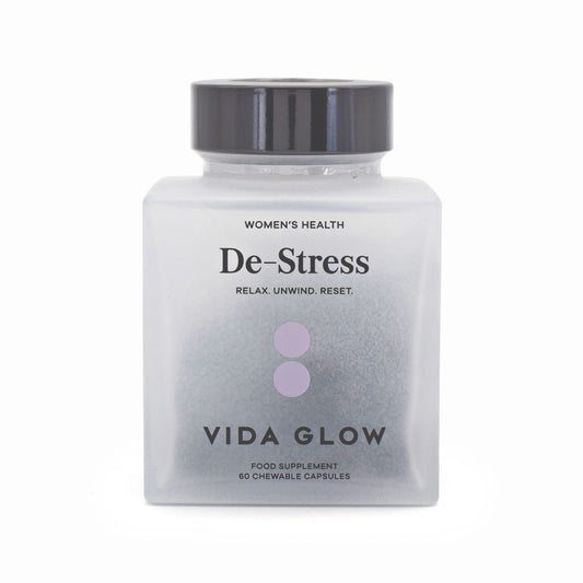 Vida Glow De-Stress Chewable Capsules x 60 - Imperfect Box