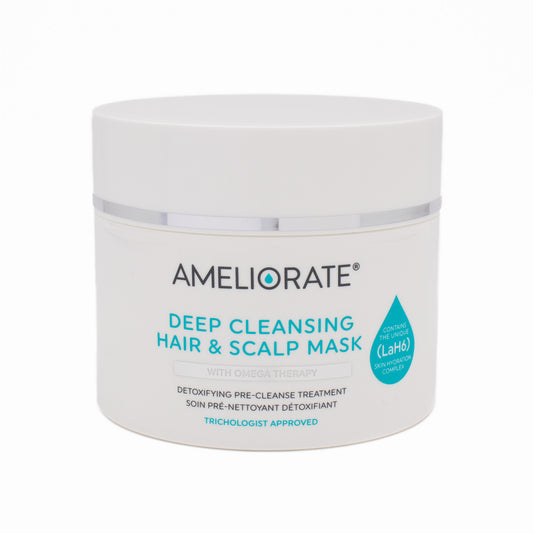 AMELIORATE Deep Cleansing Scalp Mask 225ml - Imperfect Box - This is Beauty UK