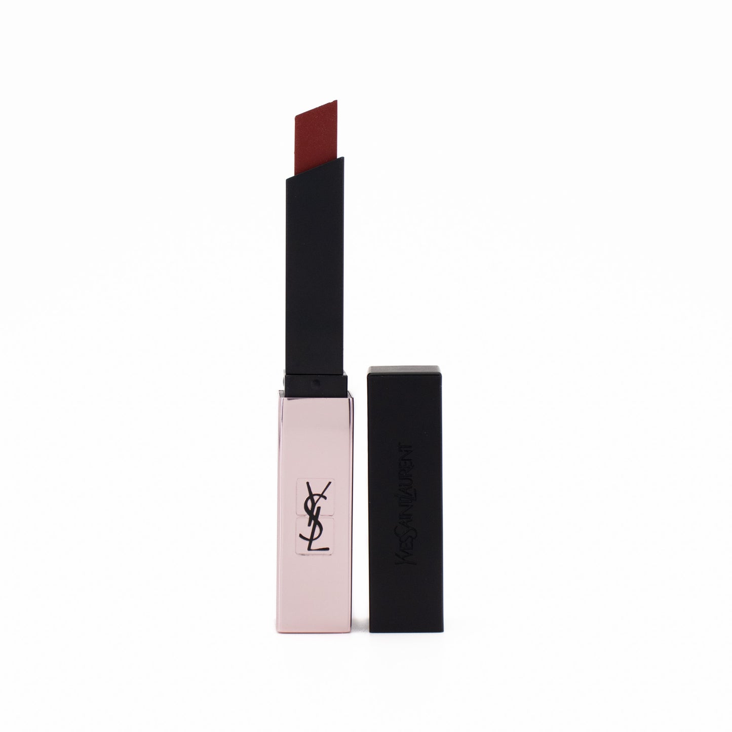 YSL The Slim Glow Matte Lipstick 2.1g 202 Insurgent Red - Imperfect Box