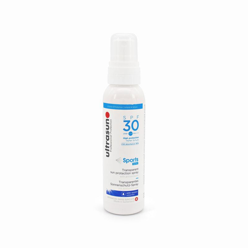 Ultrasun Transparent Sports Spray SPF30 150ml - Imperfect Box