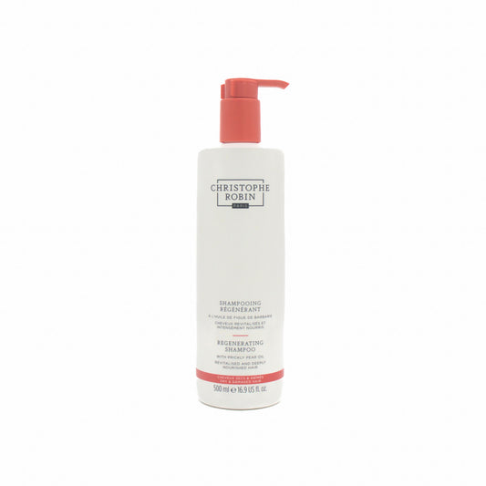 Christophe Robin Regenerating Shampoo Prickly Pear 500ml - Imperfect Container