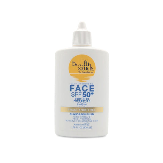 Bondi Sands SPF 50+ Fragrance Free Sunscreen Fluid 50ml - Imperfect Container