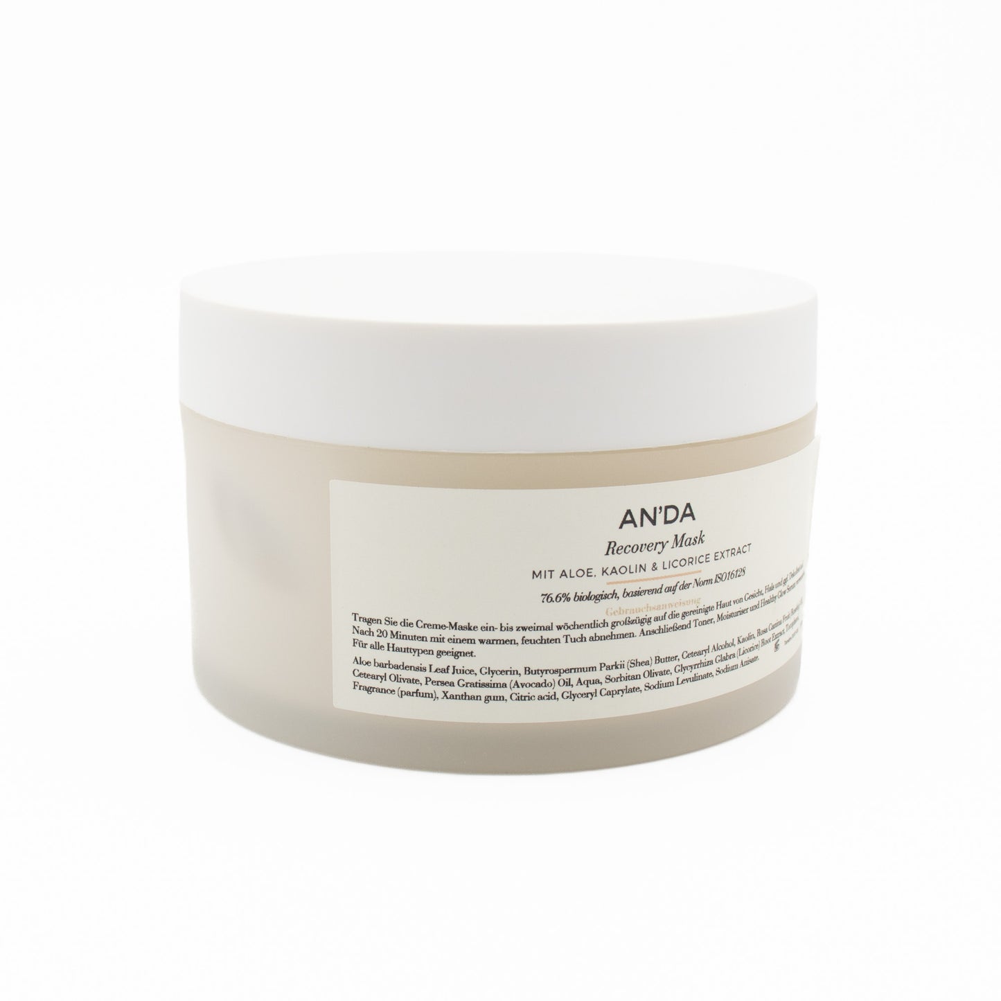 AN'DA Recovery Face Mask 200ml For All Skin Types - Missing Box