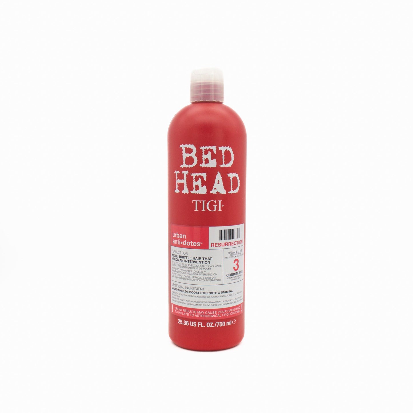 Bed Head Urban Antidotes Resurrection Conditioner 750ml - Imperfect Container - This is Beauty UK