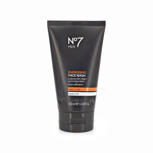 No7 Men Energising Face Wash 150ml - Imperfect Container