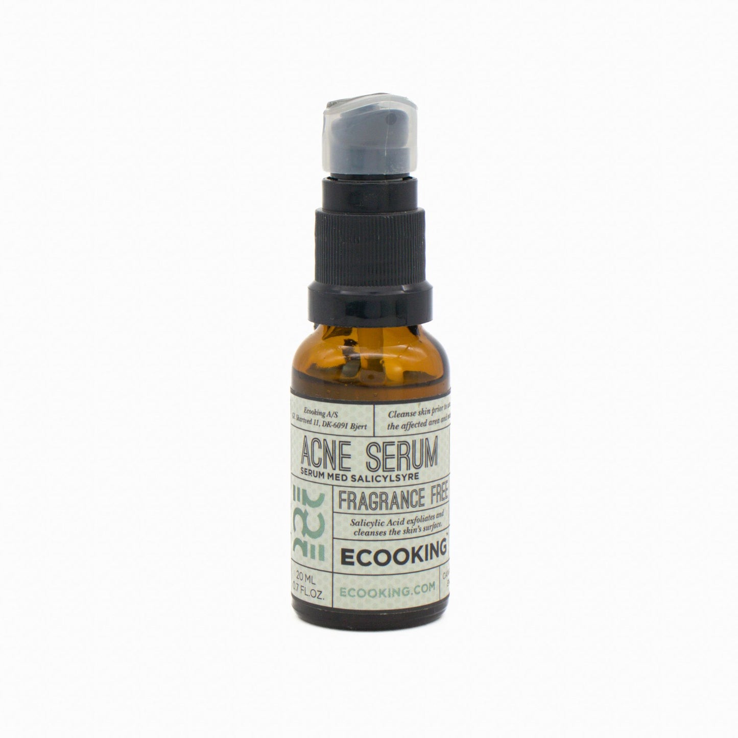 Ecooking Acne Serum 20ml with Salicylic Acid Paraben Free - Imperfect Container