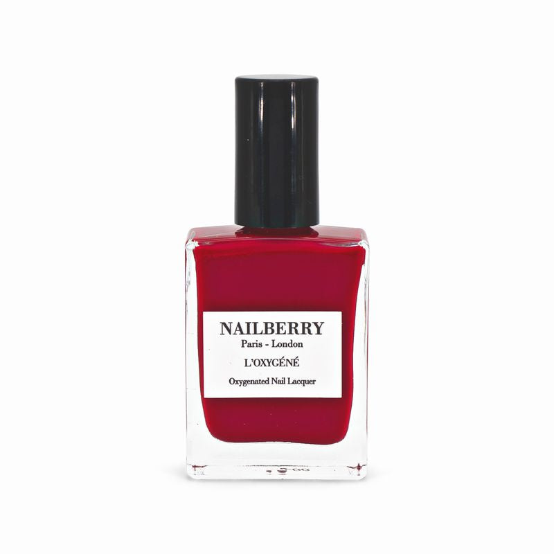 Nailberry L'Oxygene Nail Lacquer 15ml Strawberry Jam - Imperfect Container