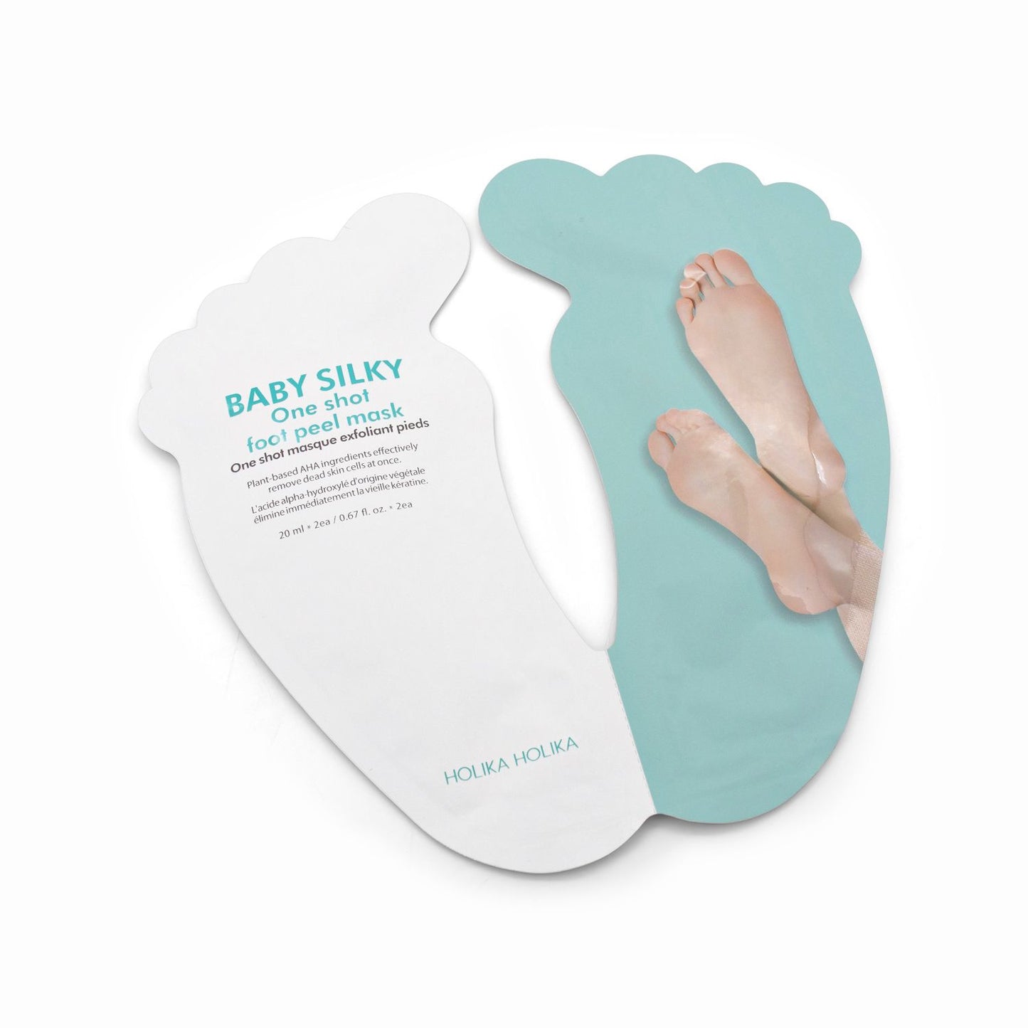 Holika Holika Baby Silky One Shot Foot Peel Mask 20ml - Imperfect Box